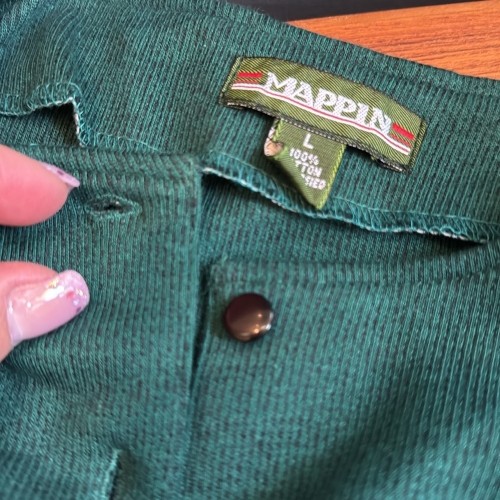 Mappin greed buttoned top mercersied cotton shoulder pads - Picture 13 of 15